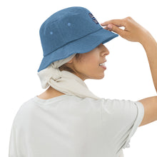 Load image into Gallery viewer, Good Witch Denim bucket hat
