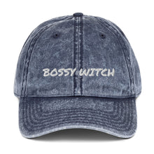 Load image into Gallery viewer, Bossy Witch Vintage Cotton Twill Cap
