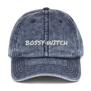 Bossy Witch Vintage Cotton Twill Cap