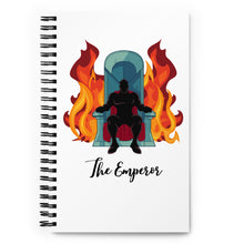 Load image into Gallery viewer, The Emperor TAROT Spiral notebook
