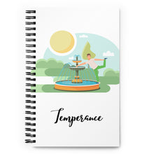 Load image into Gallery viewer, Temperance TAROT Spiral notebook
