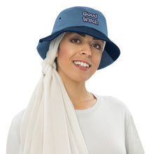 Load image into Gallery viewer, Good Witch Denim bucket hat
