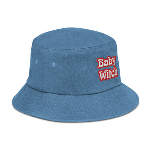 Baby Witch Denim bucket hat