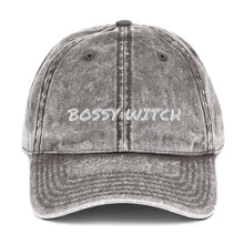 Load image into Gallery viewer, Bossy Witch Vintage Cotton Twill Cap
