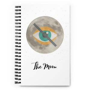The Moon TAROT Spiral notebook