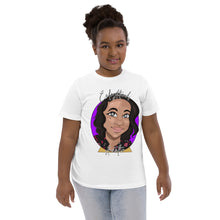 Load image into Gallery viewer, Youth Enlightened Auntie jersey t-shirt
